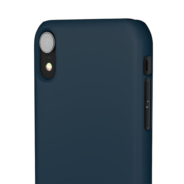 SLEEK Version Pretty Printing X Beautycounter Phone Case Navy with White Logo