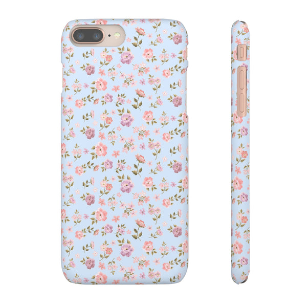 Loveshackfancy Shabby Chic Ditsy Floral Blue Phone Case