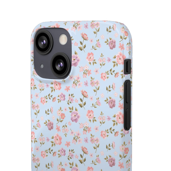 Loveshackfancy Shabby Chic Ditsy Floral Blue Phone Case