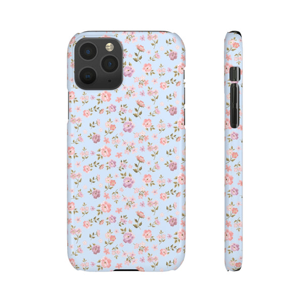 Loveshackfancy Shabby Chic Ditsy Floral Blue Phone Case