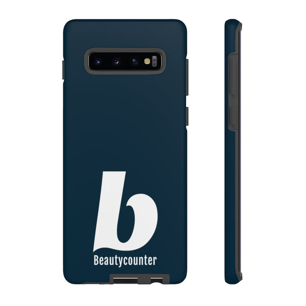 TOUGH Version Pretty Printing X Beautycounter Limited Edition Case Navy with White logo