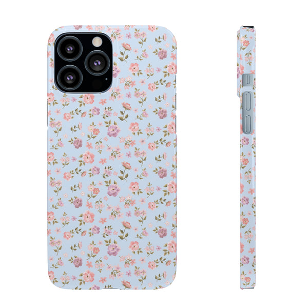 Loveshackfancy Shabby Chic Ditsy Floral Blue Phone Case