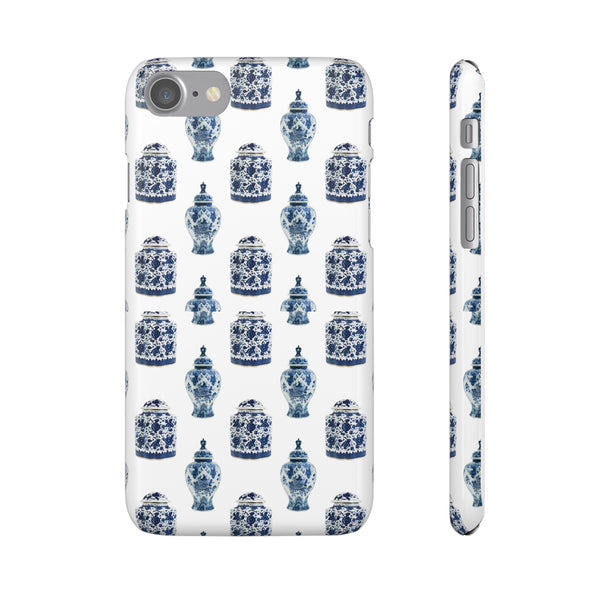 Chinoiserie Chic Blue and White Vase Preppy Phone Case