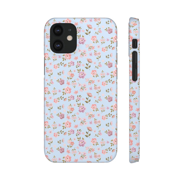 Loveshackfancy Shabby Chic Ditsy Floral Blue Phone Case