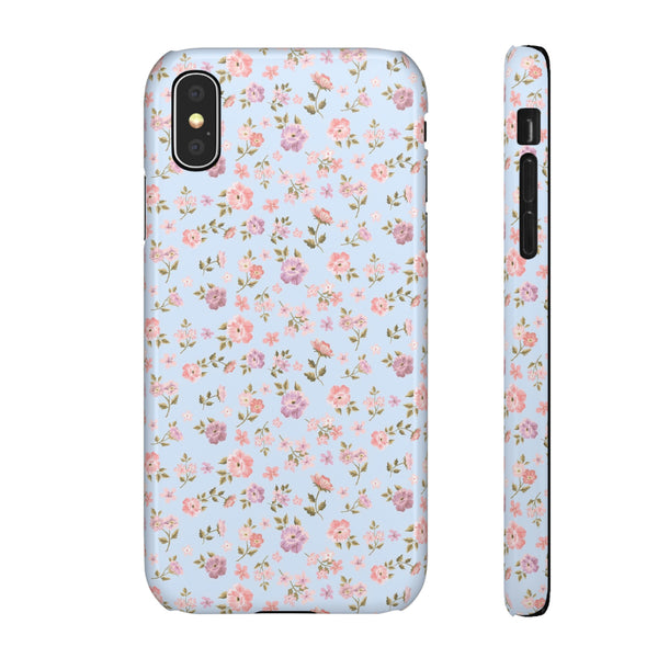 Loveshackfancy Shabby Chic Ditsy Floral Blue Phone Case