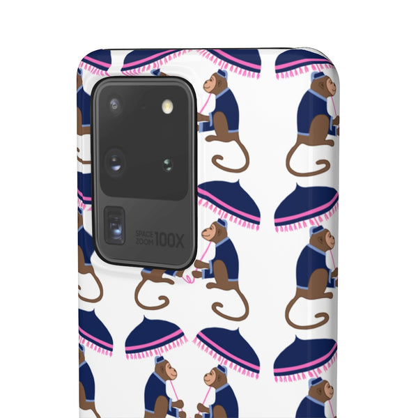 Monkey See Monkey Do Navy Phone Case