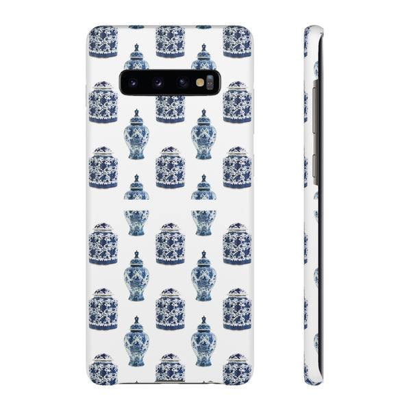 Chinoiserie Chic Blue and White Vase Preppy Phone Case