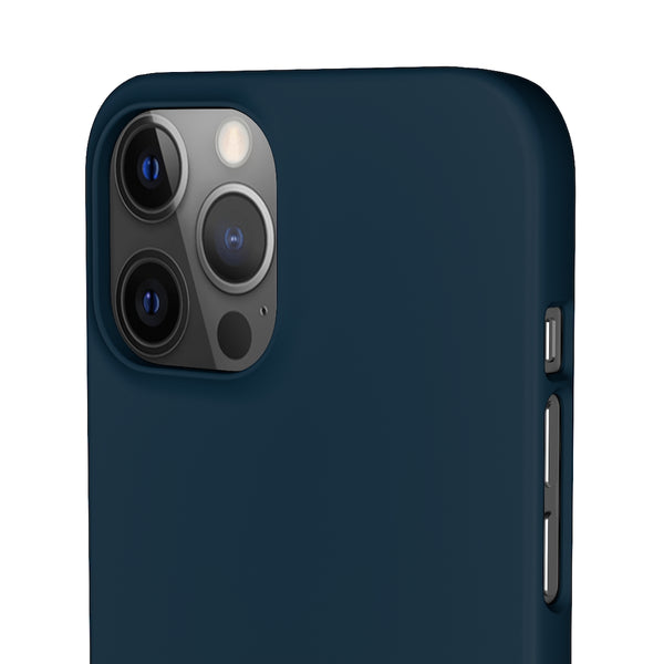 SLEEK Version Pretty Printing X Beautycounter Phone Case Navy with White Logo