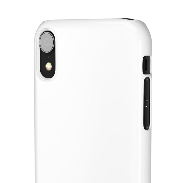 SLEEK Version Pretty Printing X Beautycounter Phone Case White with Navy Logo