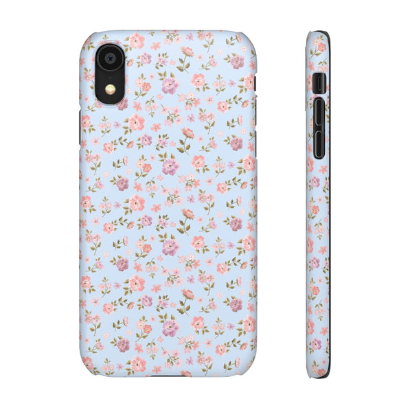 Loveshackfancy Shabby Chic Ditsy Floral Blue Phone Case