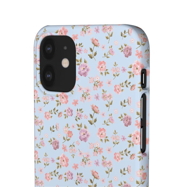 Loveshackfancy Shabby Chic Ditsy Floral Blue Phone Case