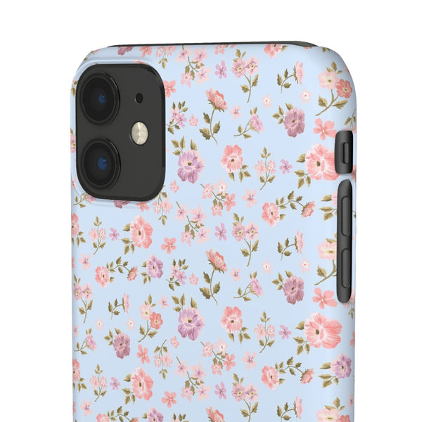 Loveshackfancy Shabby Chic Ditsy Floral Blue Phone Case