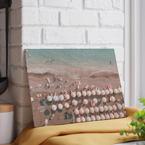 Cutting Board, Aerial Beach Scene choose 8x11 or 11x15 Makes the perfect hostess gift