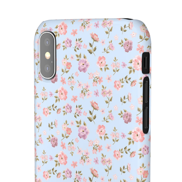 Loveshackfancy Shabby Chic Ditsy Floral Blue Phone Case