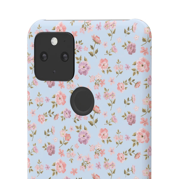 Loveshackfancy Shabby Chic Ditsy Floral Blue Phone Case