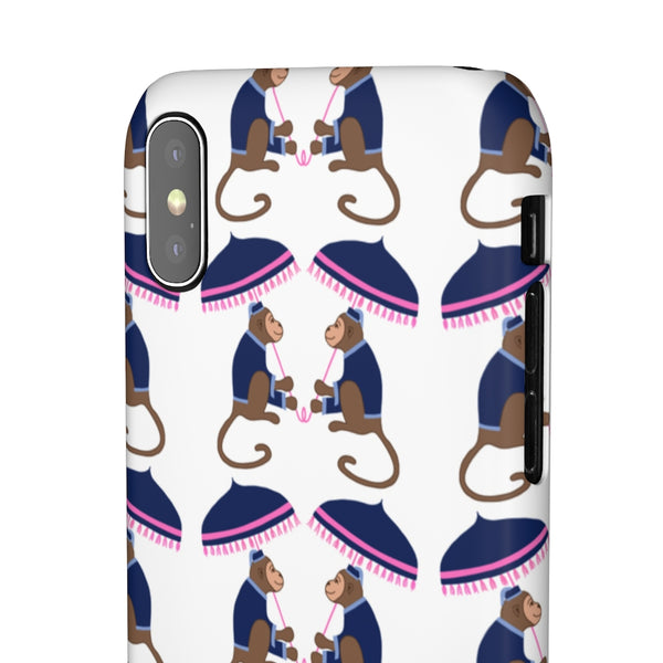 Monkey See Monkey Do Navy Phone Case