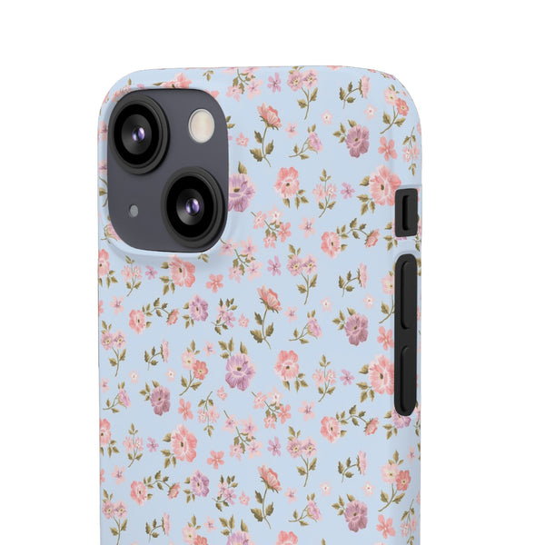 Loveshackfancy Shabby Chic Ditsy Floral Blue Phone Case